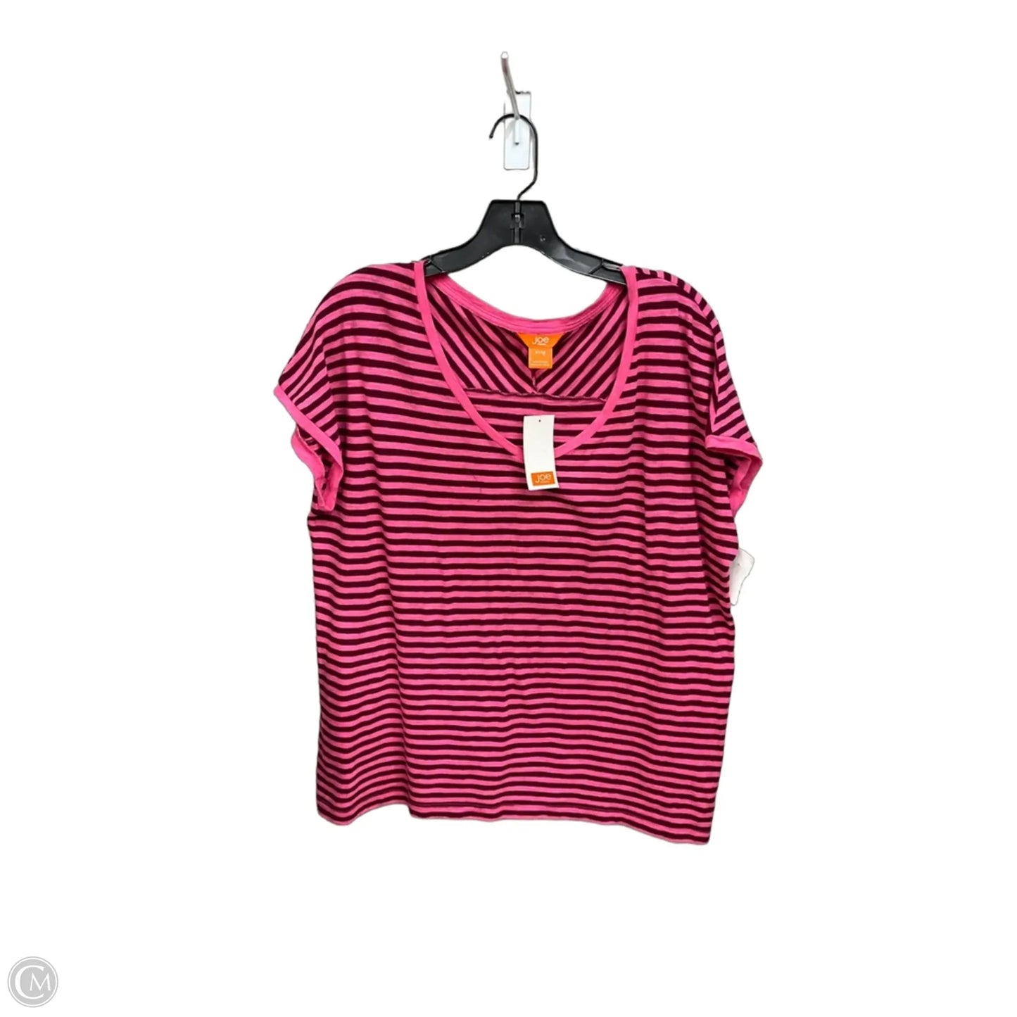 Top Short Sleeve By Joe Fresh In Striped Pattern, Size: Xl