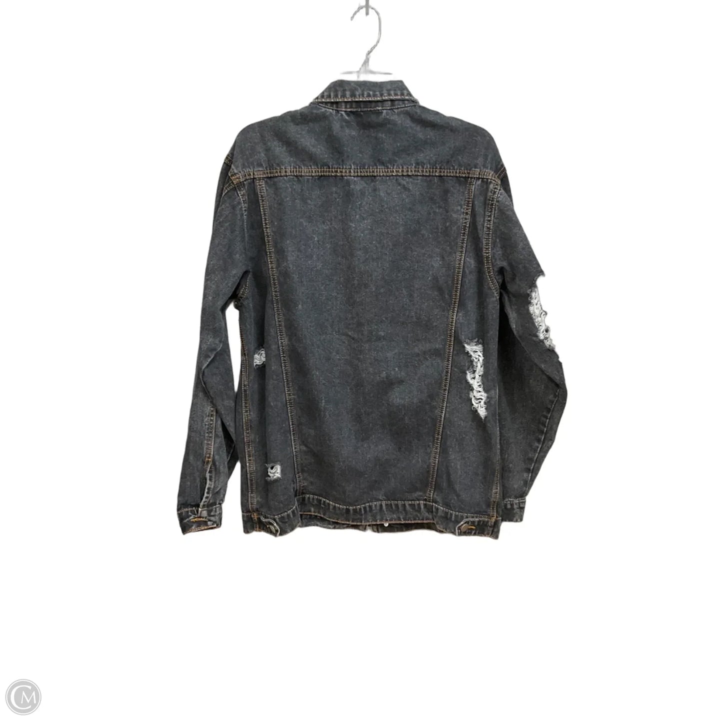 Jacket Denim By Umgee In Grey Denim, Size: L