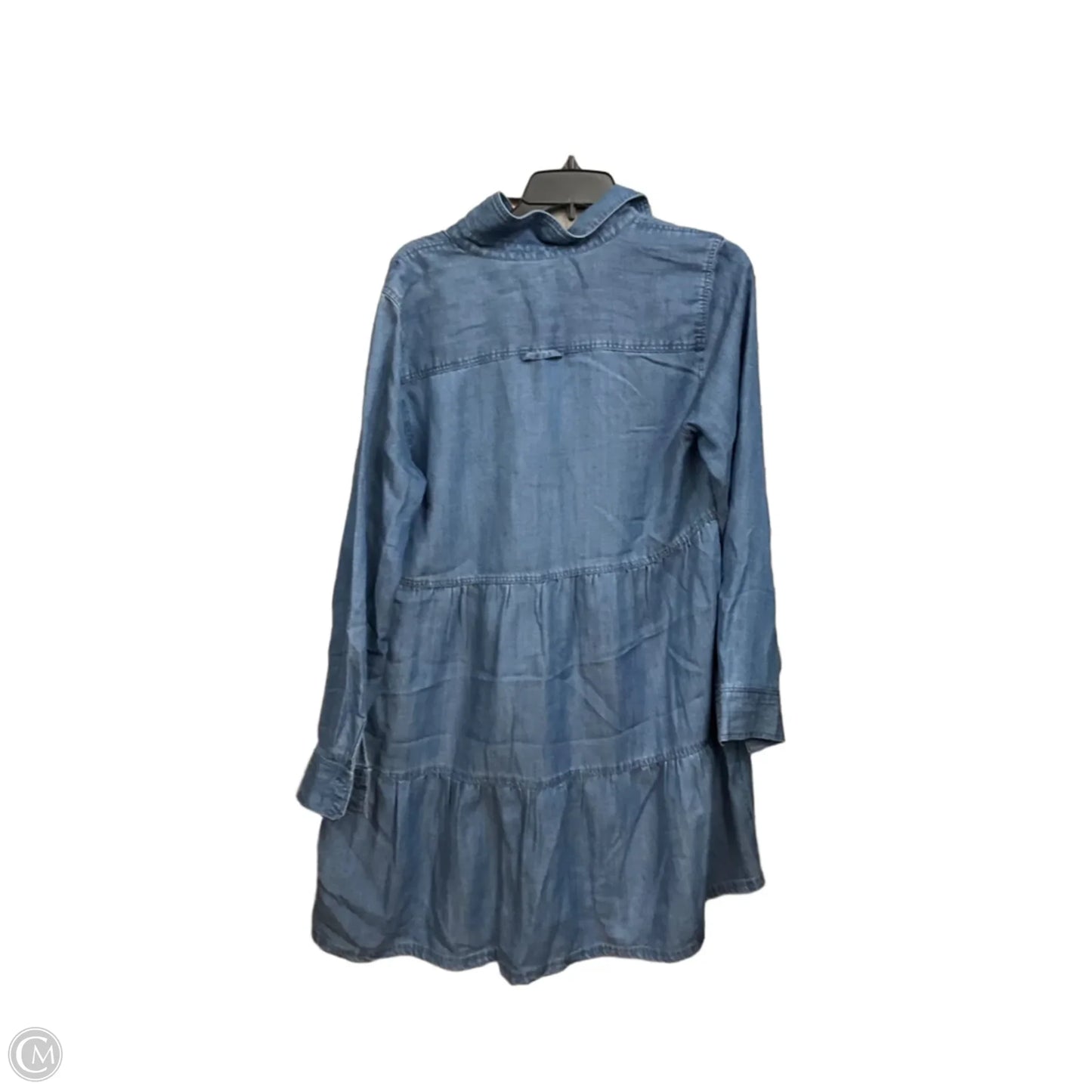 Dress Casual Short By Loft In Blue Denim, Size: M