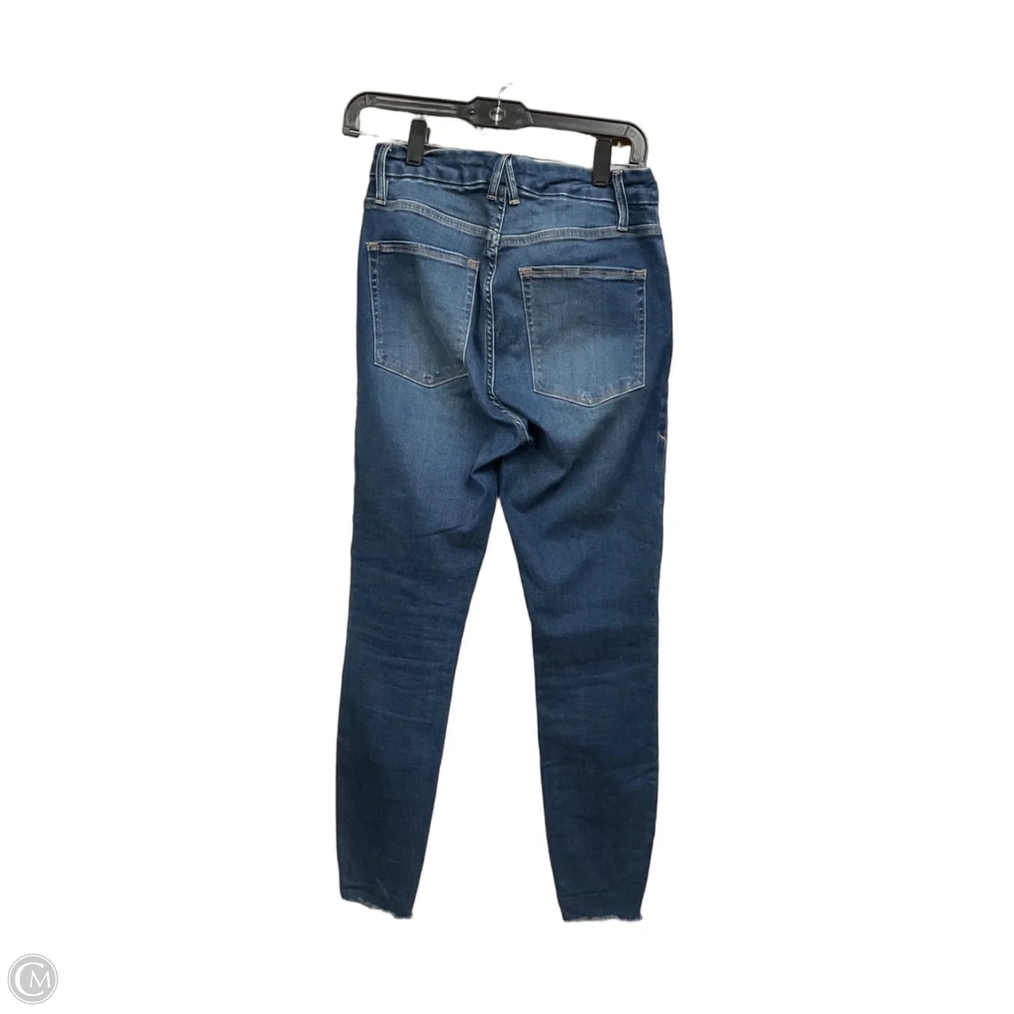 Jeans Cropped By Good American In Blue Denim, Size: 6