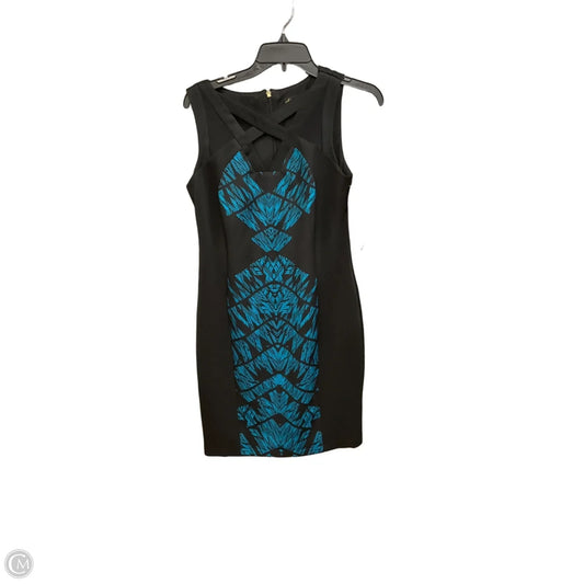 Dress Casual Short By Thalia Sodi In Black & Blue, Size: M