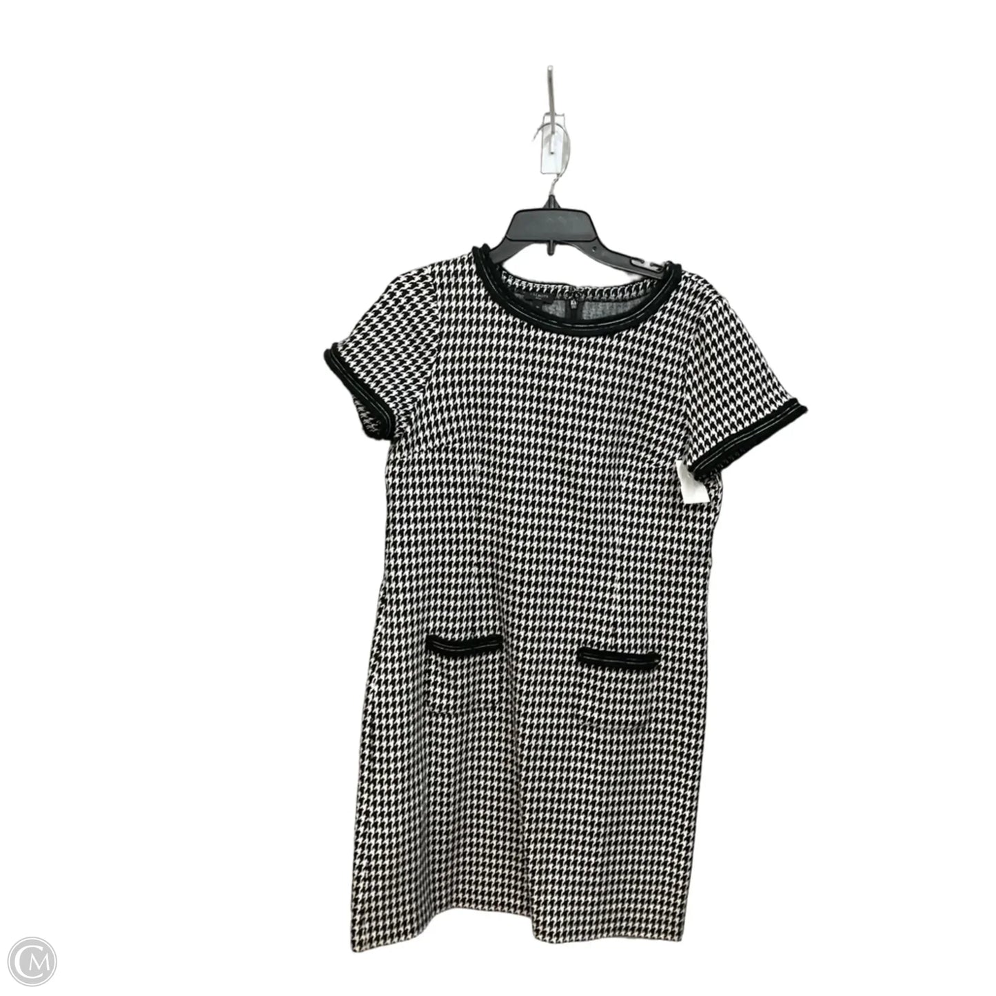 Dress Casual Short By Talbots In Black & White, Size: Mp