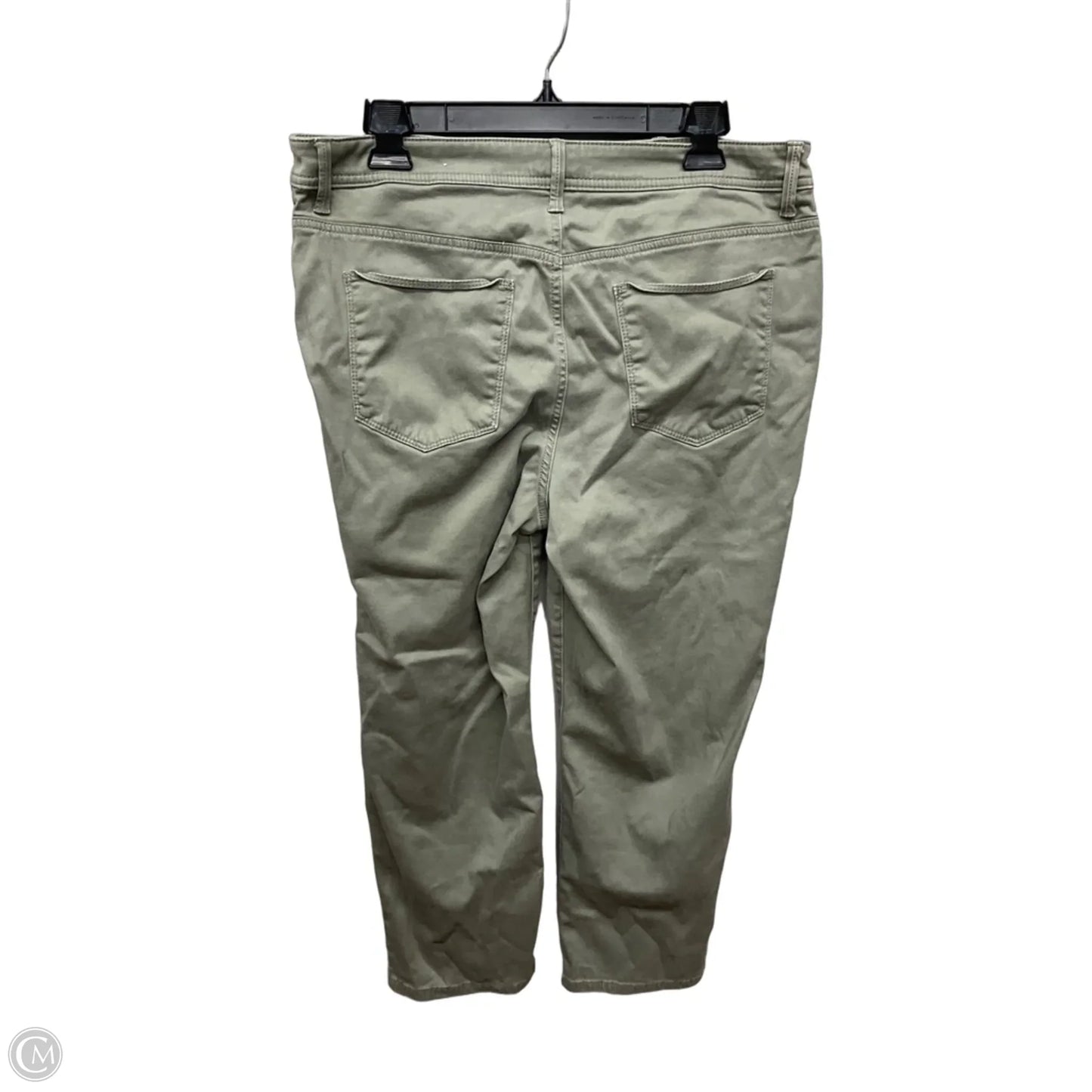 Pants Cropped By Chicos In Green, Size: 12