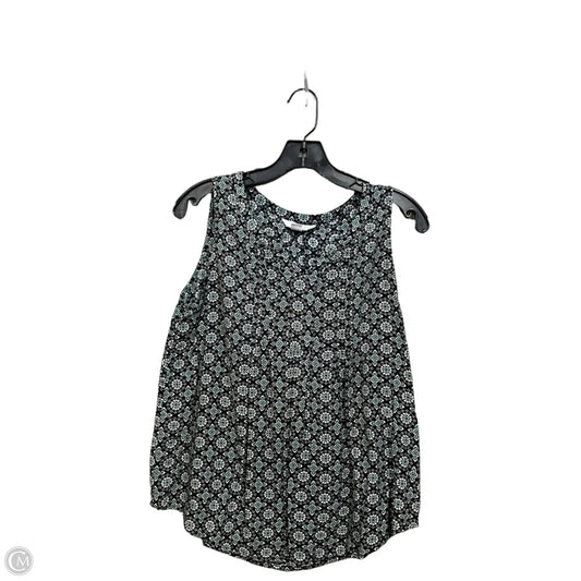 Top Sleeveless By Croft And Barrow In Maroon, Size: M