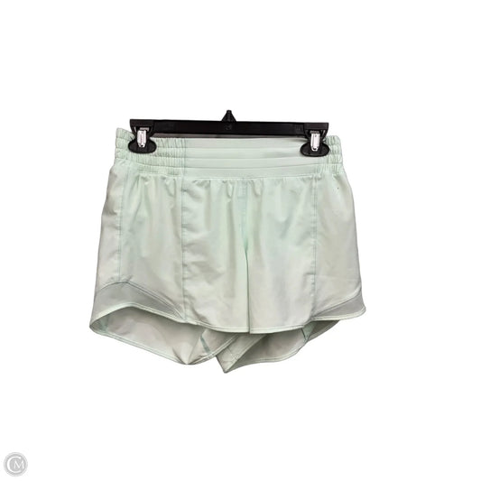Athletic Shorts By Lululemon In Green, Size: 6