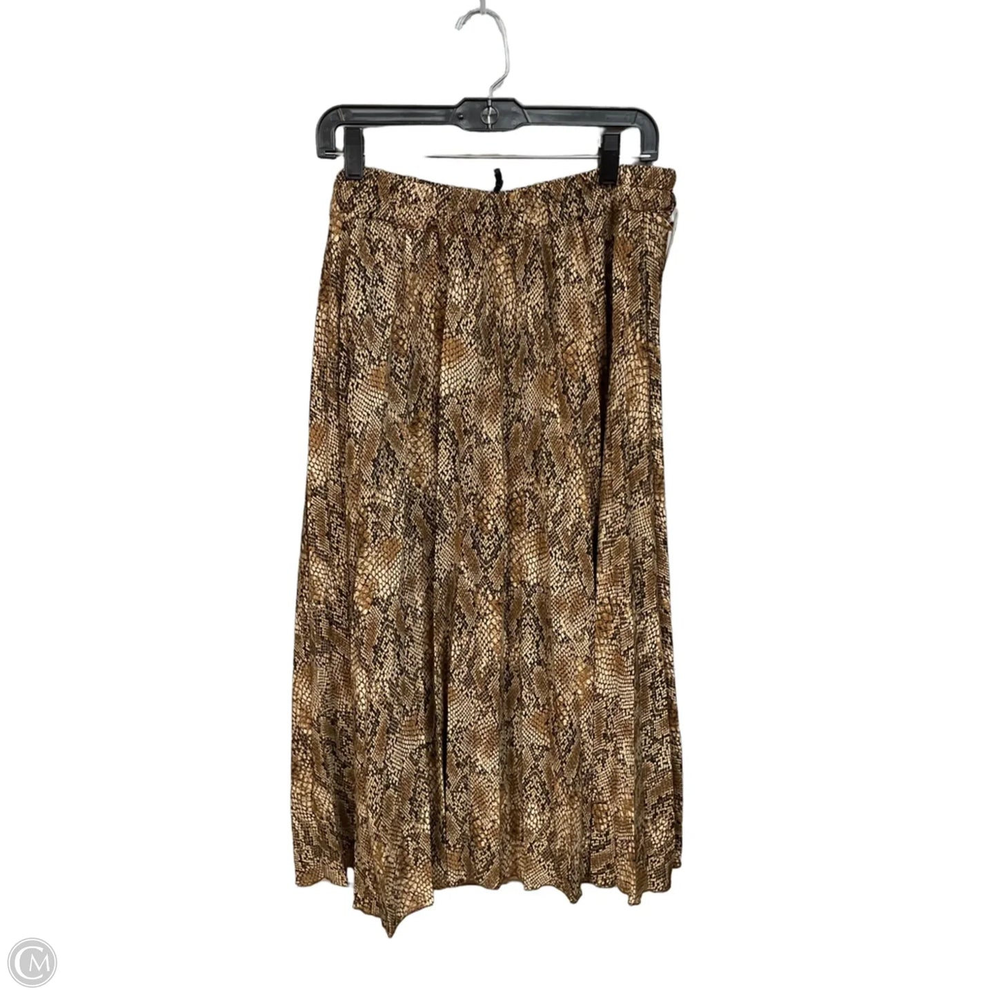 Skirt Maxi By Marled In Snakeskin Print, Size: 16
