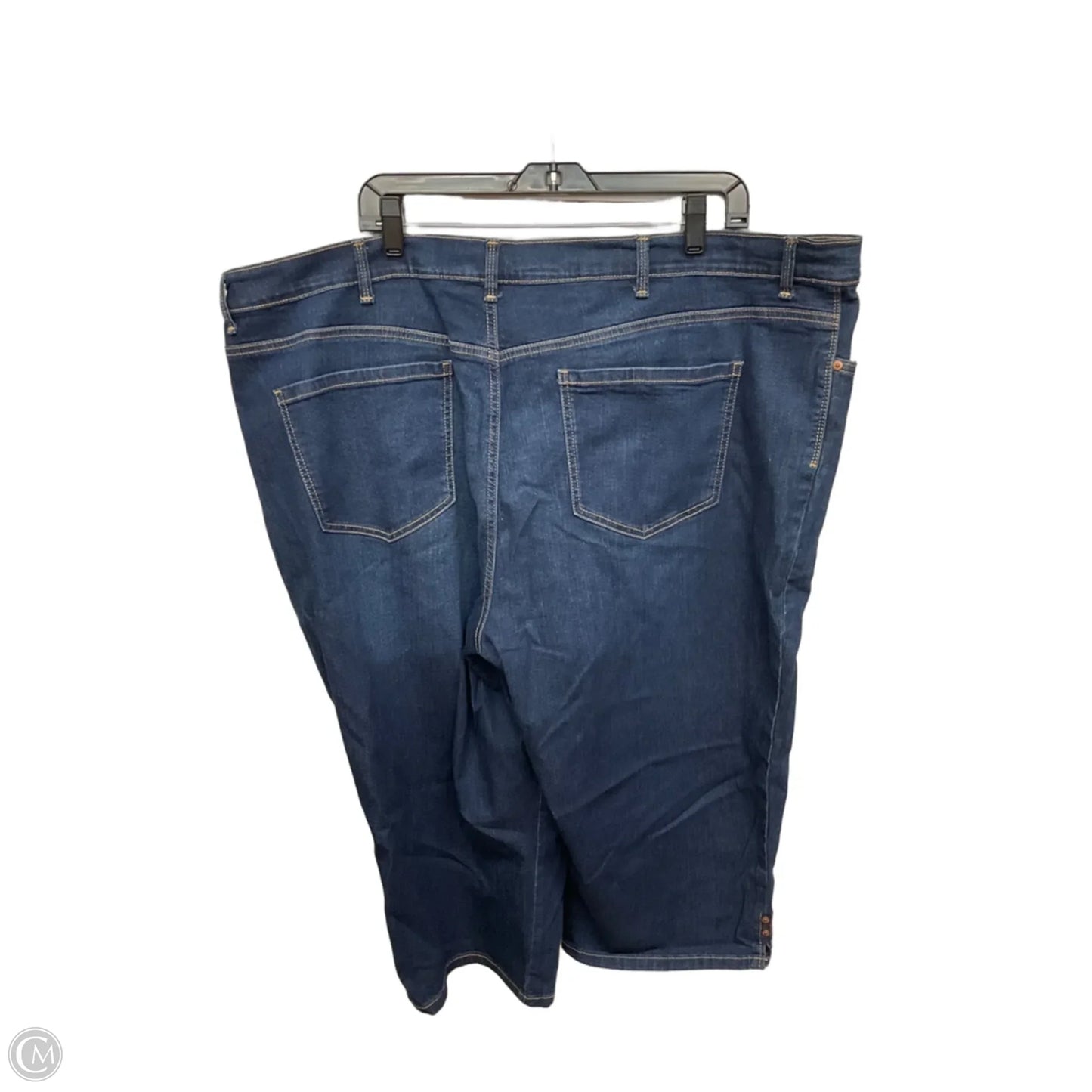 Capris By Gloria Vanderbilt In Blue Denim, Size: 24