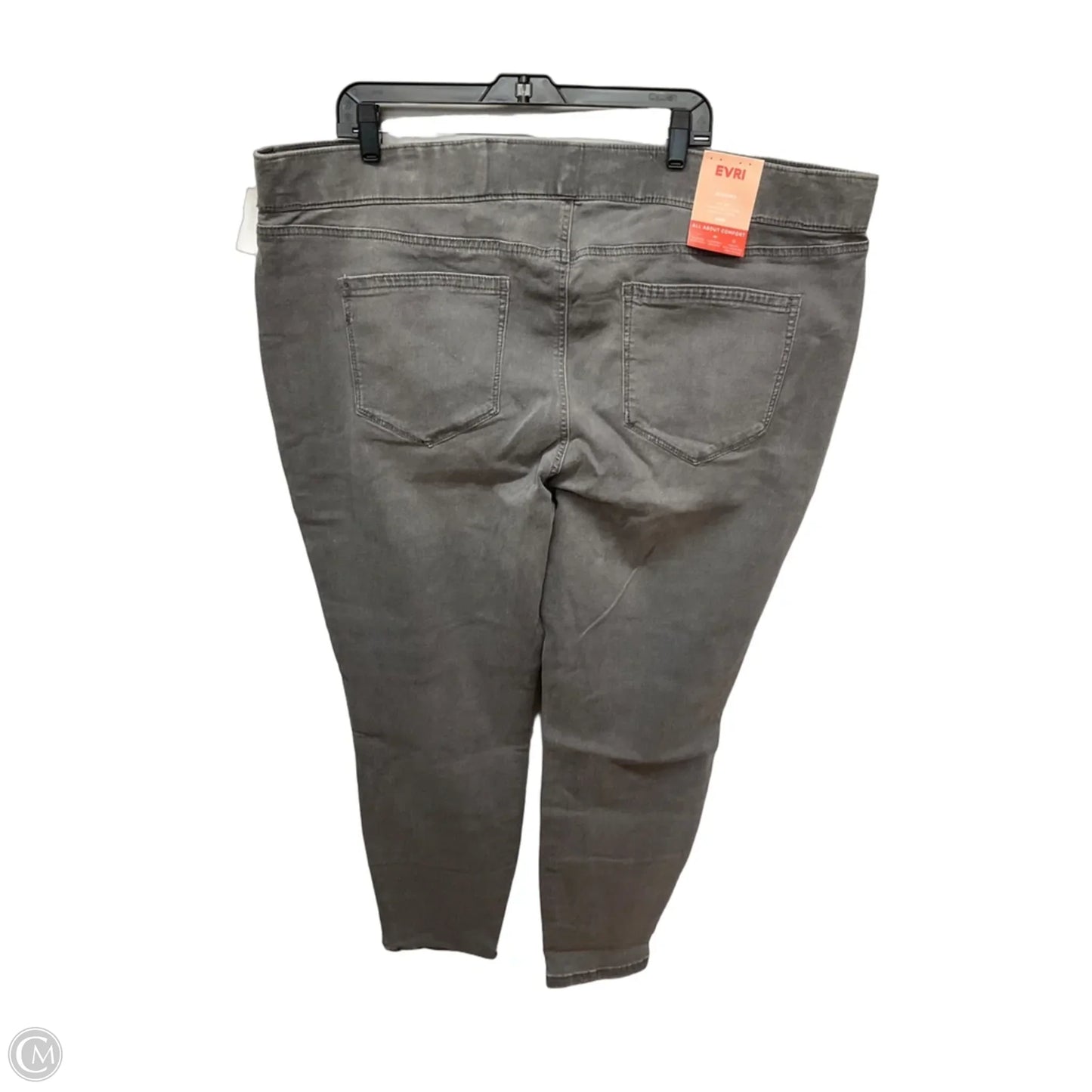 Jeans Jeggings By Evri In Grey Denim, Size: 24