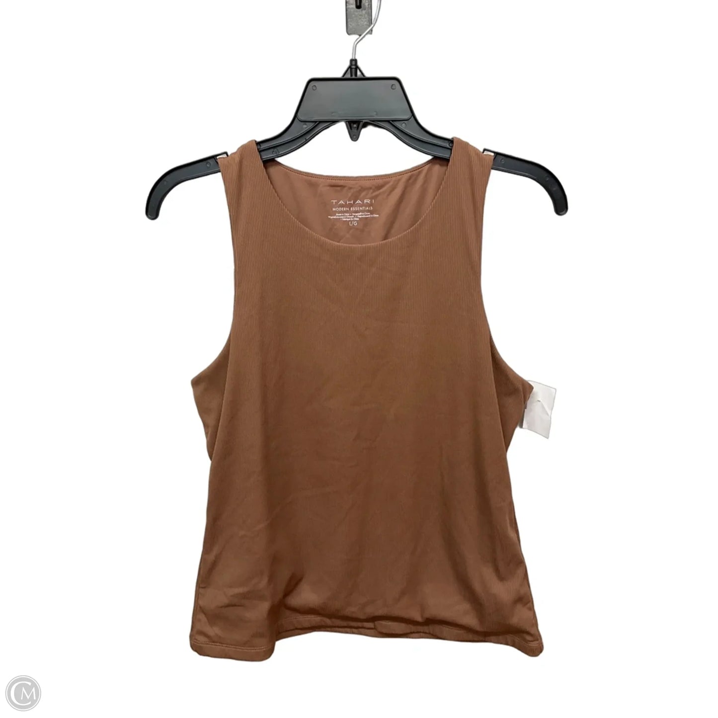 Tank Top By Tahari In Brown, Size: L