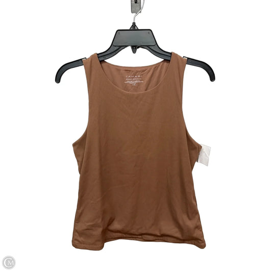 Tank Top By Tahari In Brown, Size: L