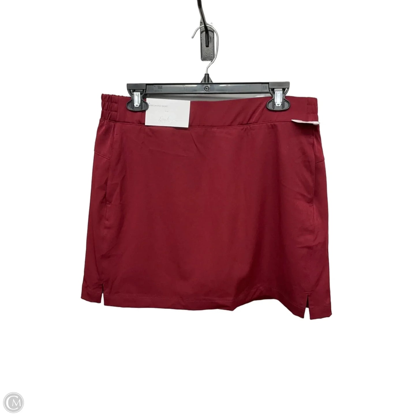 Athletic Skort By Lady Hagen In Maroon, Size: L