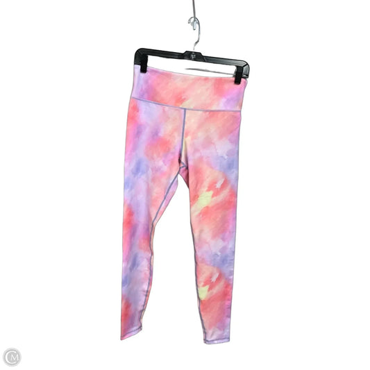 Athletic Leggings By Zyia In Tie Dye Print, Size: M