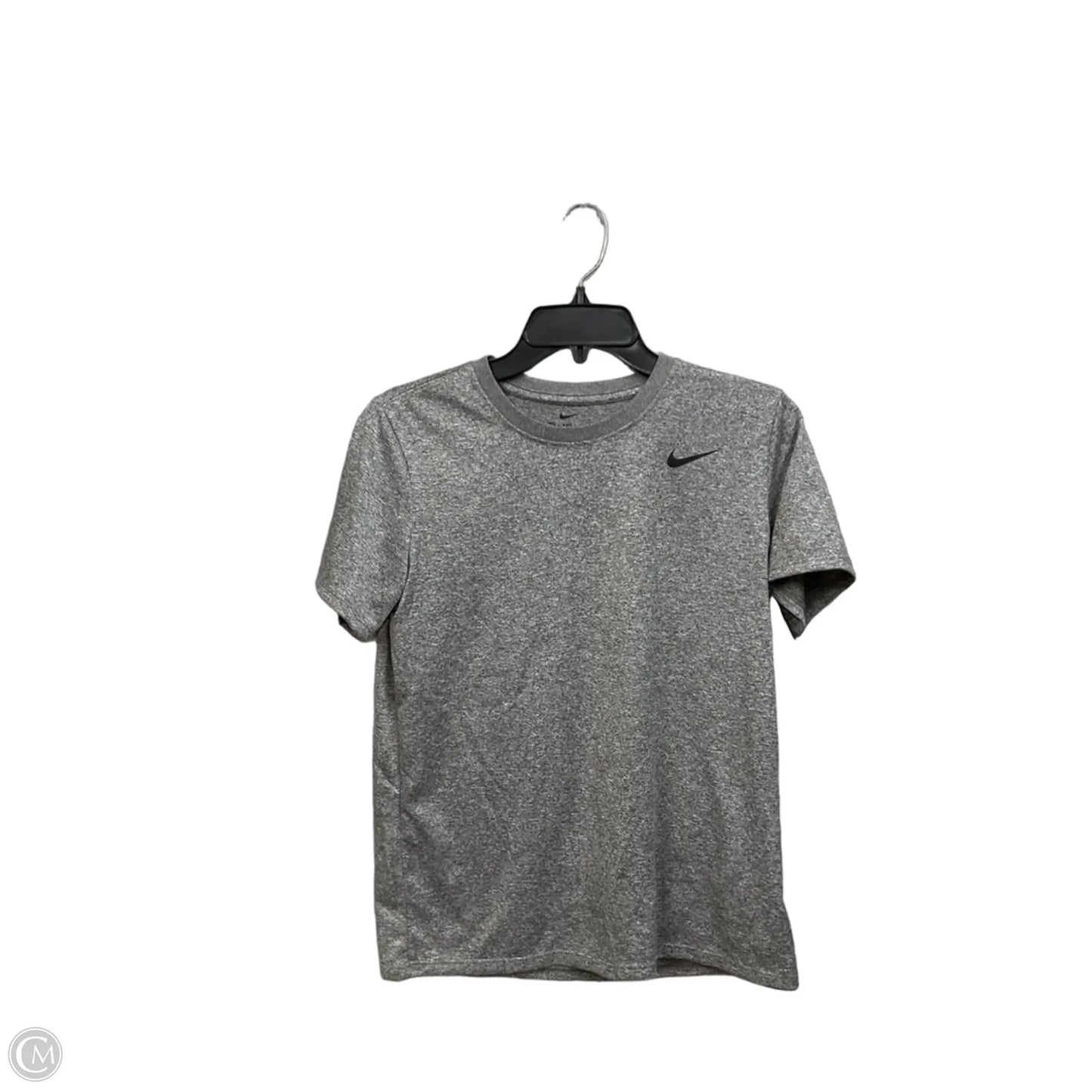 Athletic Top Short Sleeve By Nike Apparel In Grey, Size: S