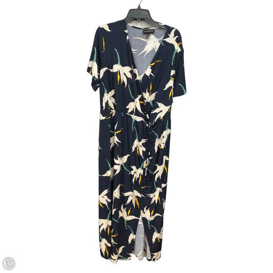 Dress Casual Maxi By Lane Bryant In Floral Print, Size: 1x