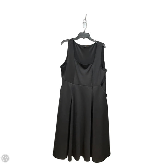 Dress Casual Midi By Torrid In Black, Size: 1x