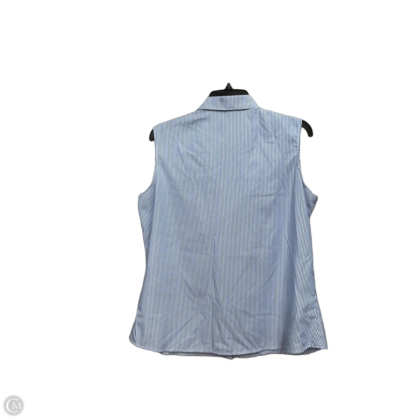 Blouse Sleeveless By Clothes Mentor In Striped Pattern, Size: L