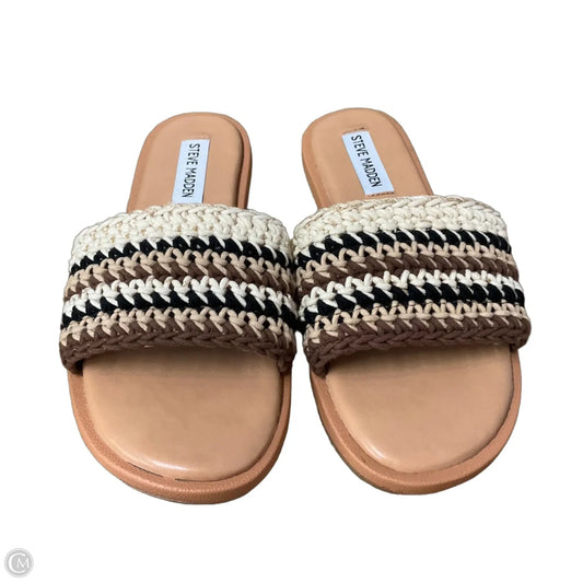 Sandals Flats By Steve Madden In Multi-colored, Size: 7.5
