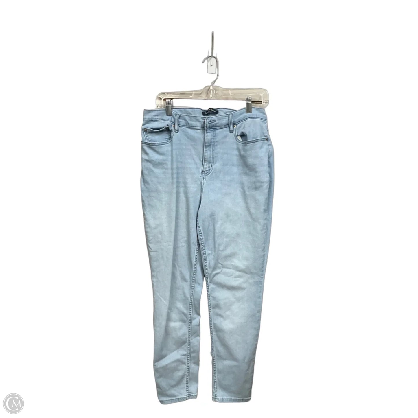 Jeans Skinny By Calvin Klein In Blue Denim, Size: 16