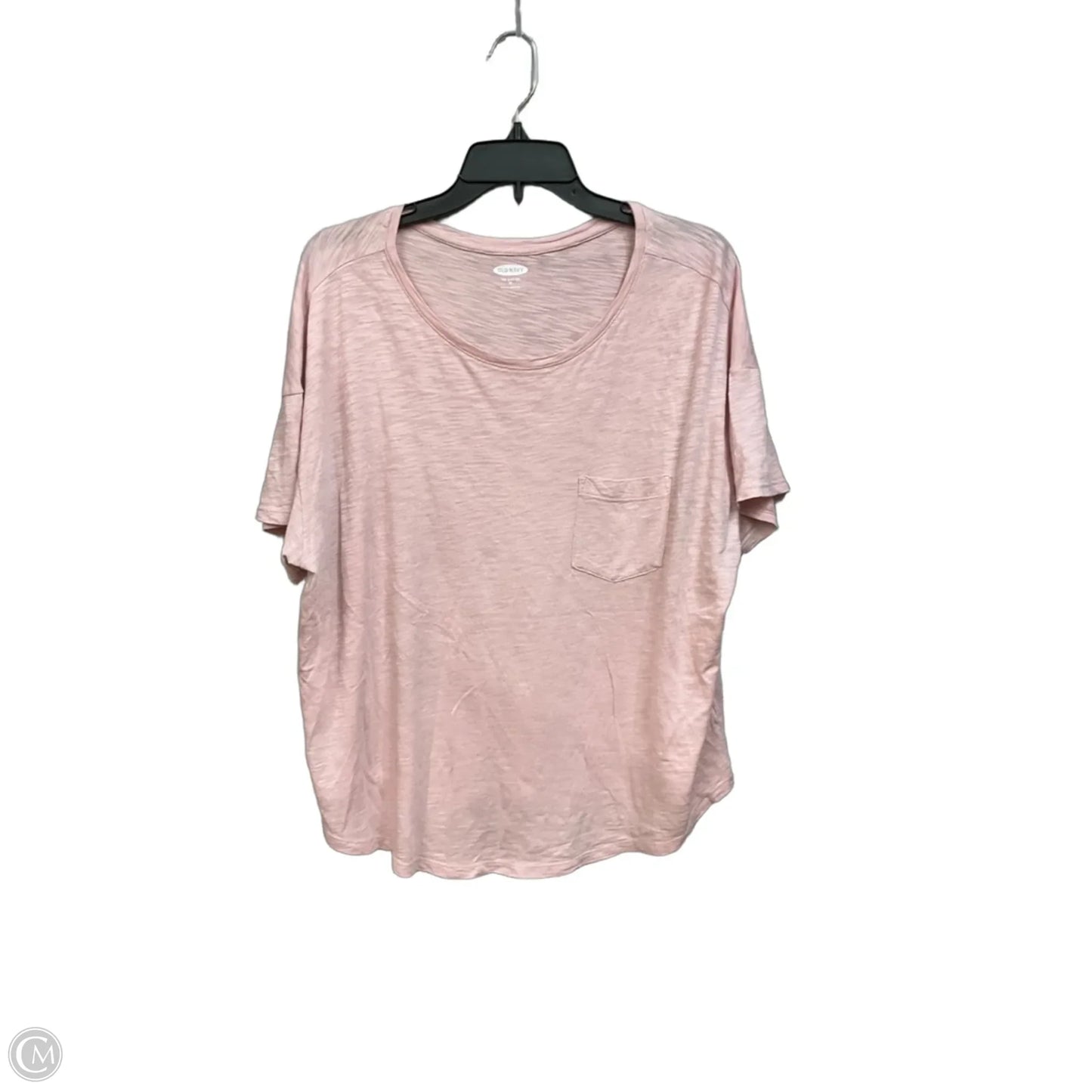 Top Short Sleeve Basic By Old Navy In Pink, Size: Xl