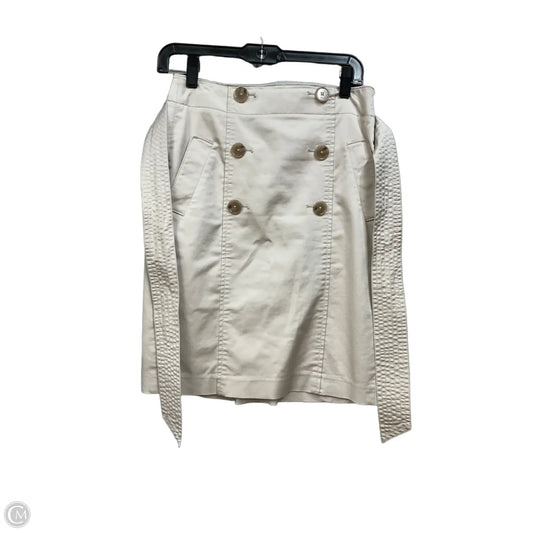Skirt Midi By Ann Taylor In Beige, Size: 2