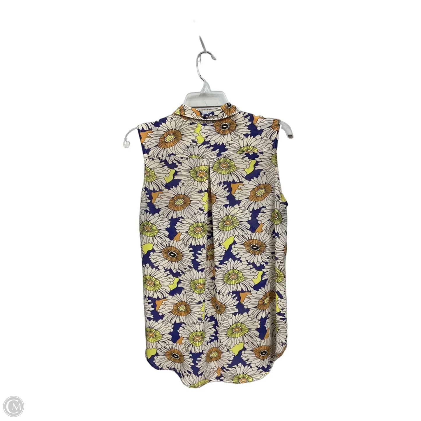 Blouse Sleeveless By H&m In Floral Print, Size: M