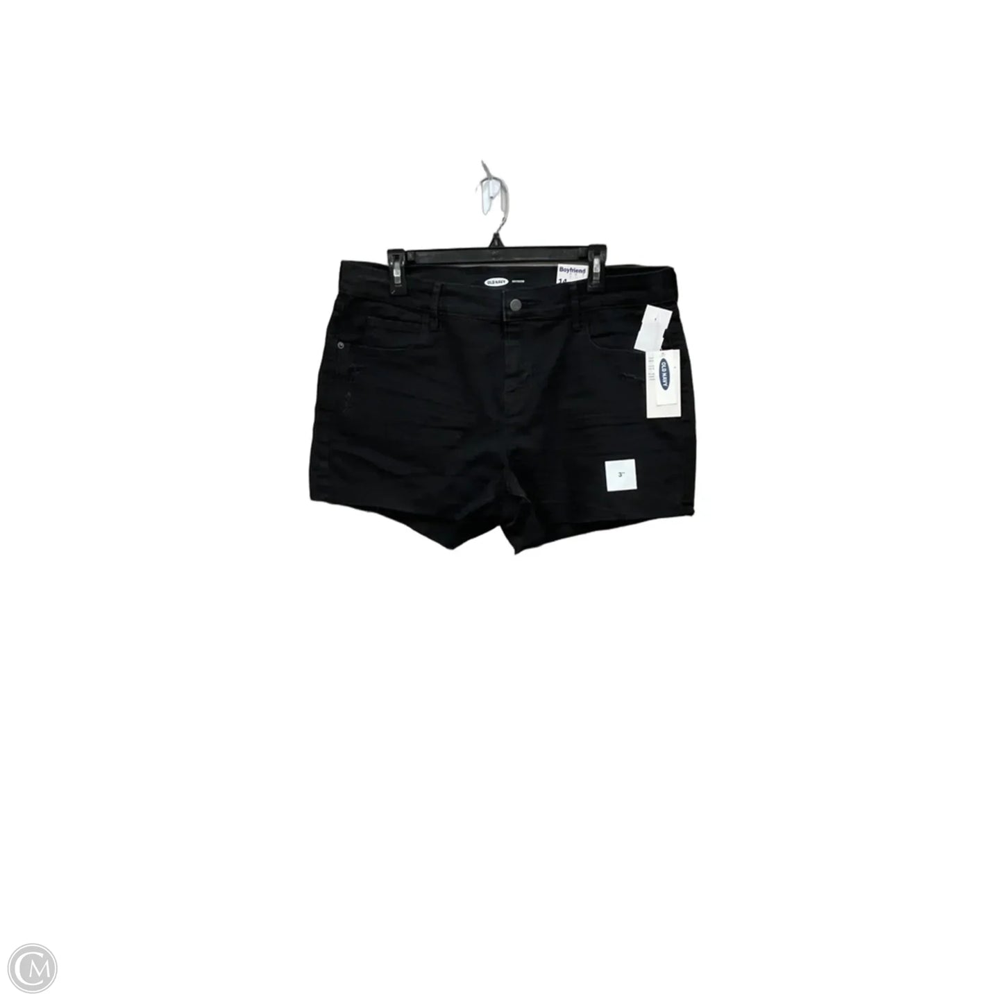 Shorts By Old Navy In Black Denim, Size: 14