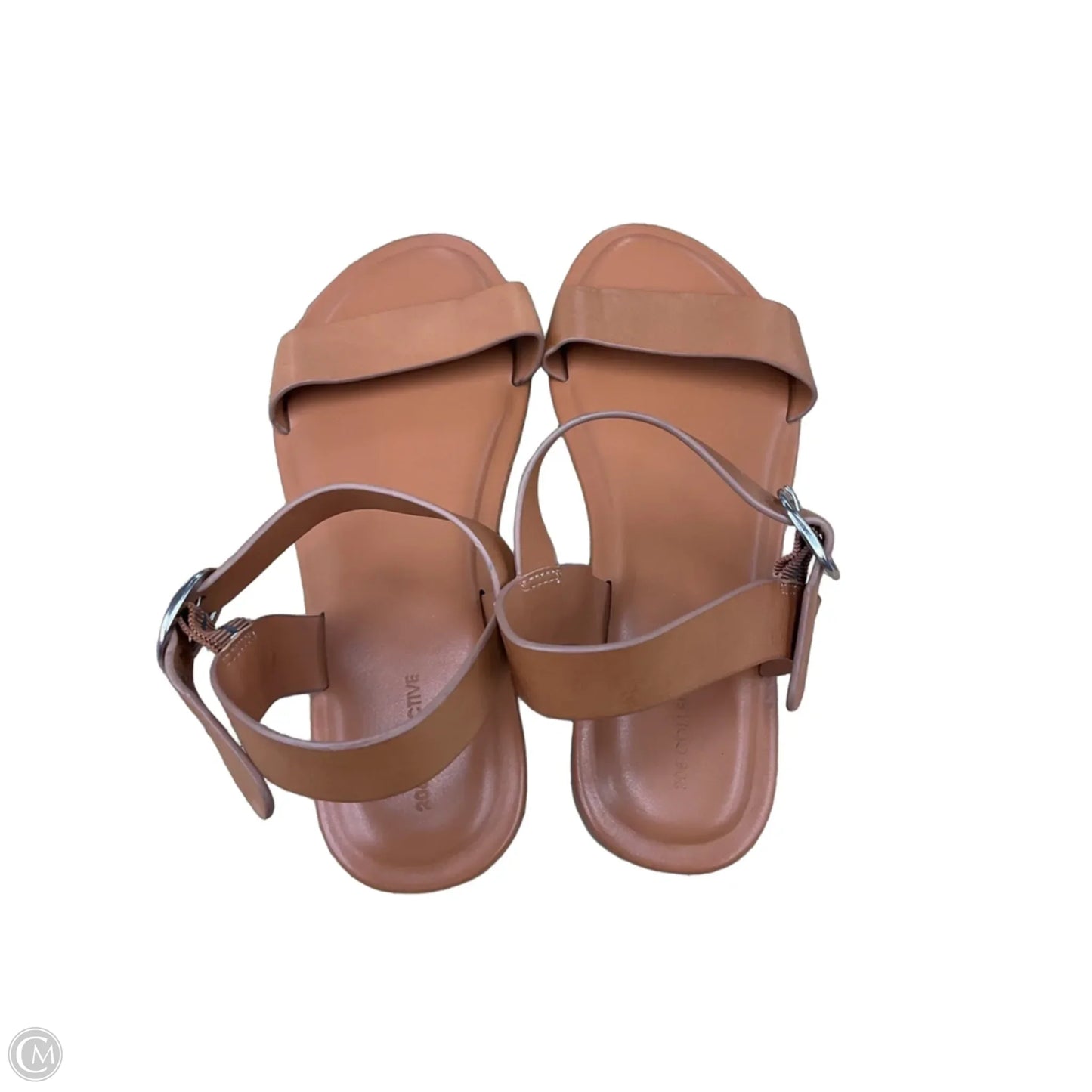 Sandals Flats By Clothes Mentor In Brown, Size: 9