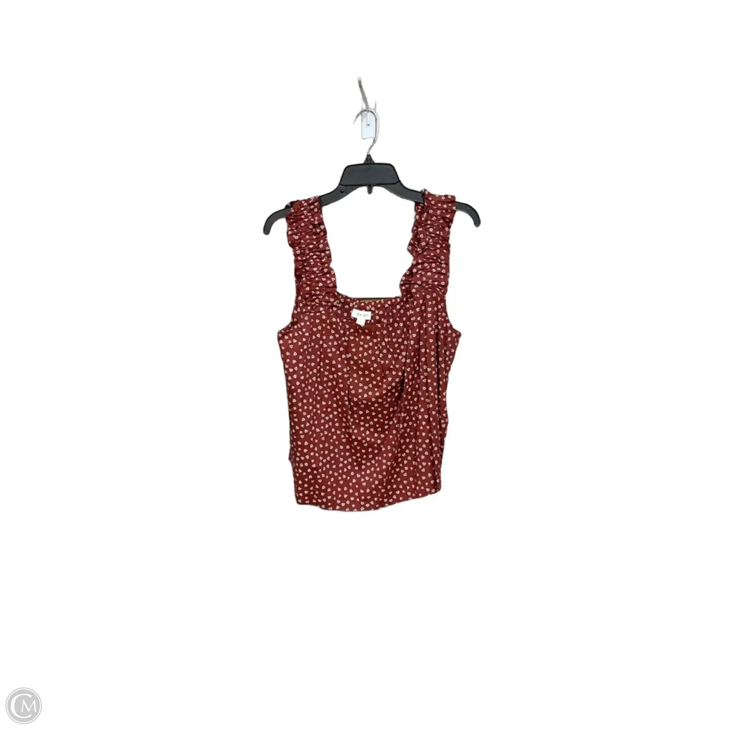 Top Sleeveless By On 34th In Floral Print, Size: L