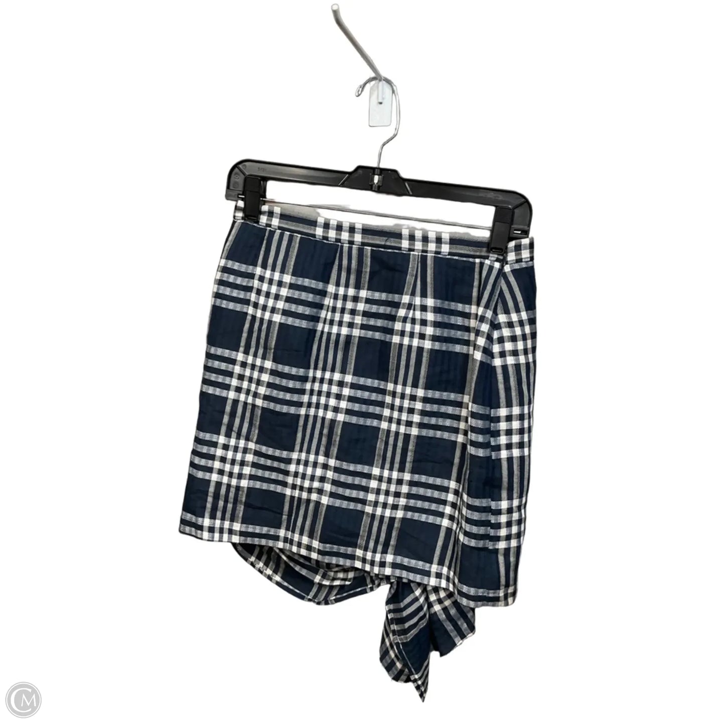 Skirt Mini & Short By Zara Women In Plaid Pattern, Size: 4