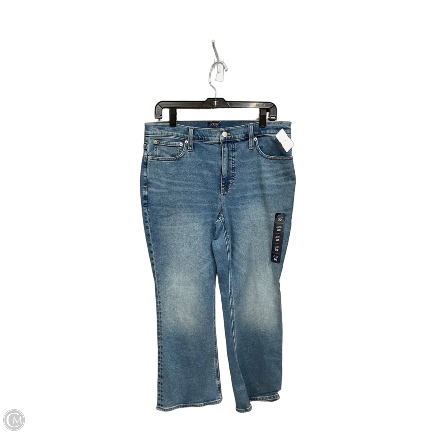 Jeans Flared By J. Crew In Blue Denim, Size: 10