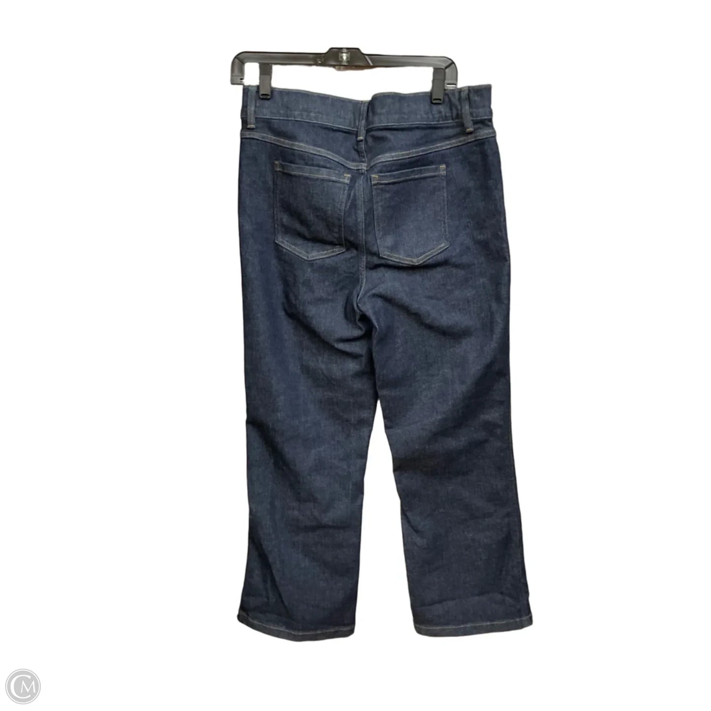 Jeans Cropped By Spanx In Blue Denim, Size: 14