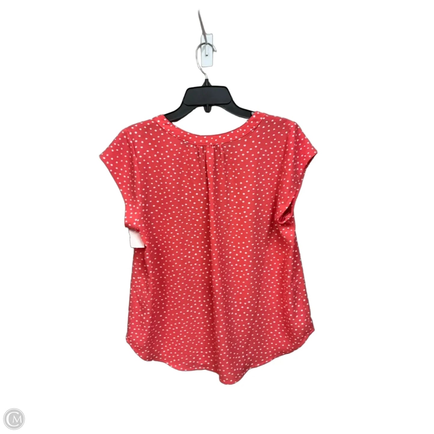 Top Short Sleeve By 41 Hawthorn In Polkadot Pattern, Size: L