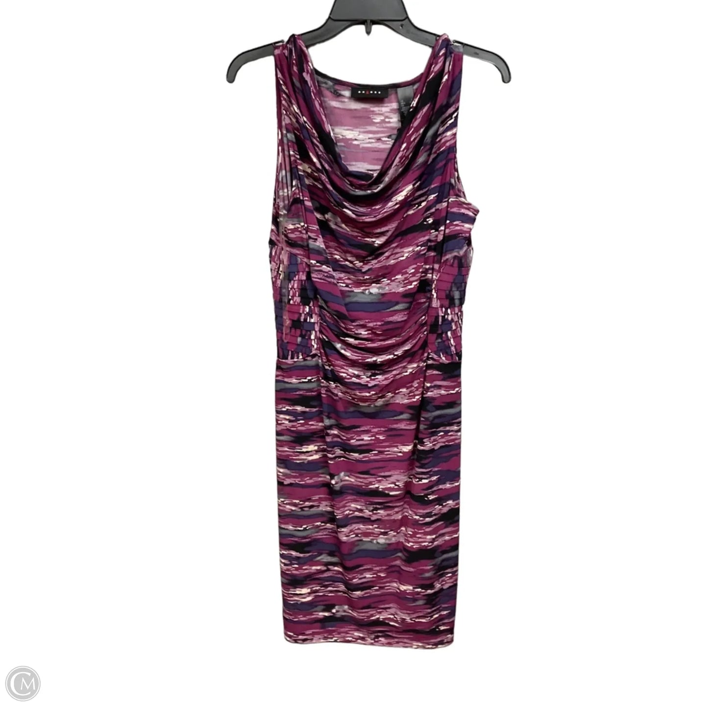 Dress Casual Midi By Axcess In Purple, Size: S
