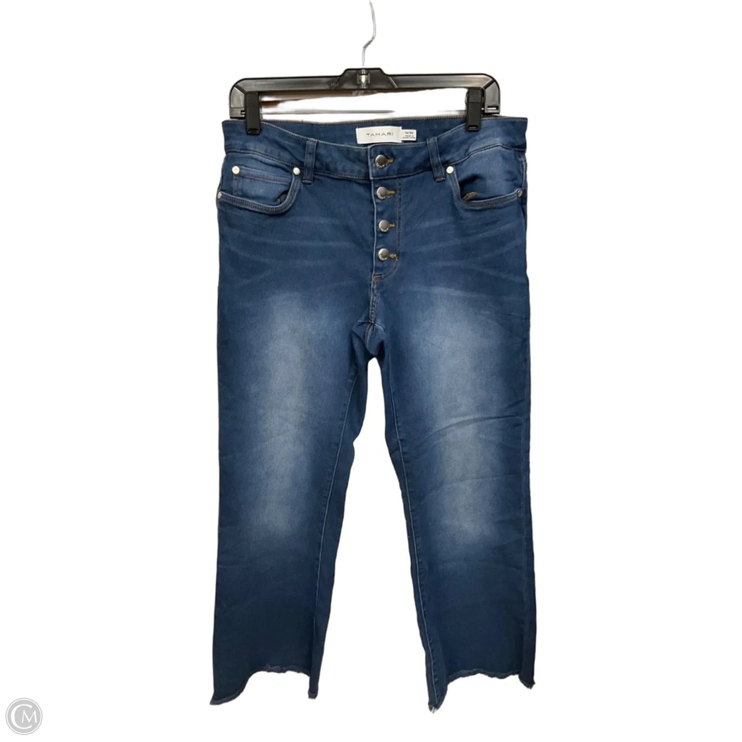 Jeans Boot Cut By Tahari In Blue Denim, Size: 10