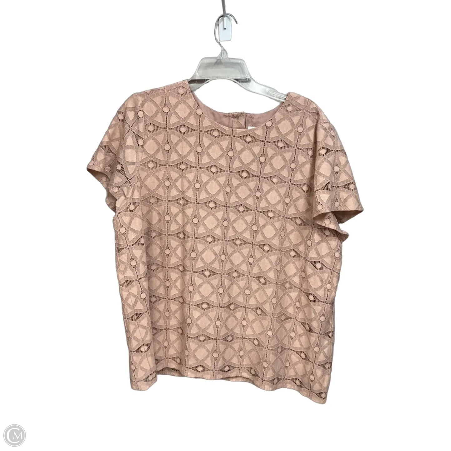 Top Short Sleeve By J. Jill In Pink, Size: Xl