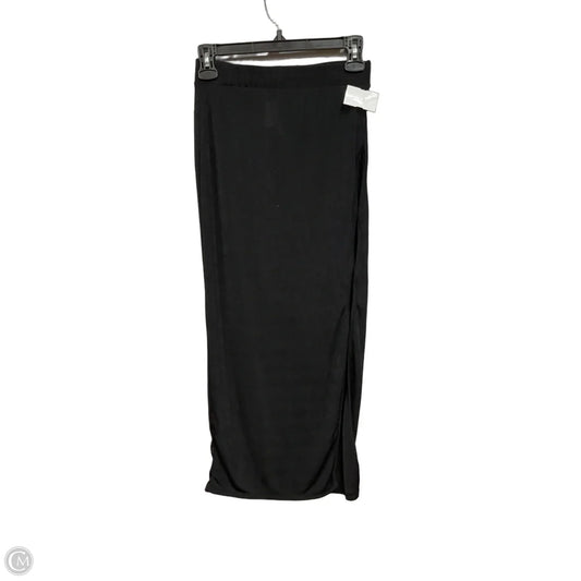 Skirt Maxi By Clothes Mentor In Black, Size: 4