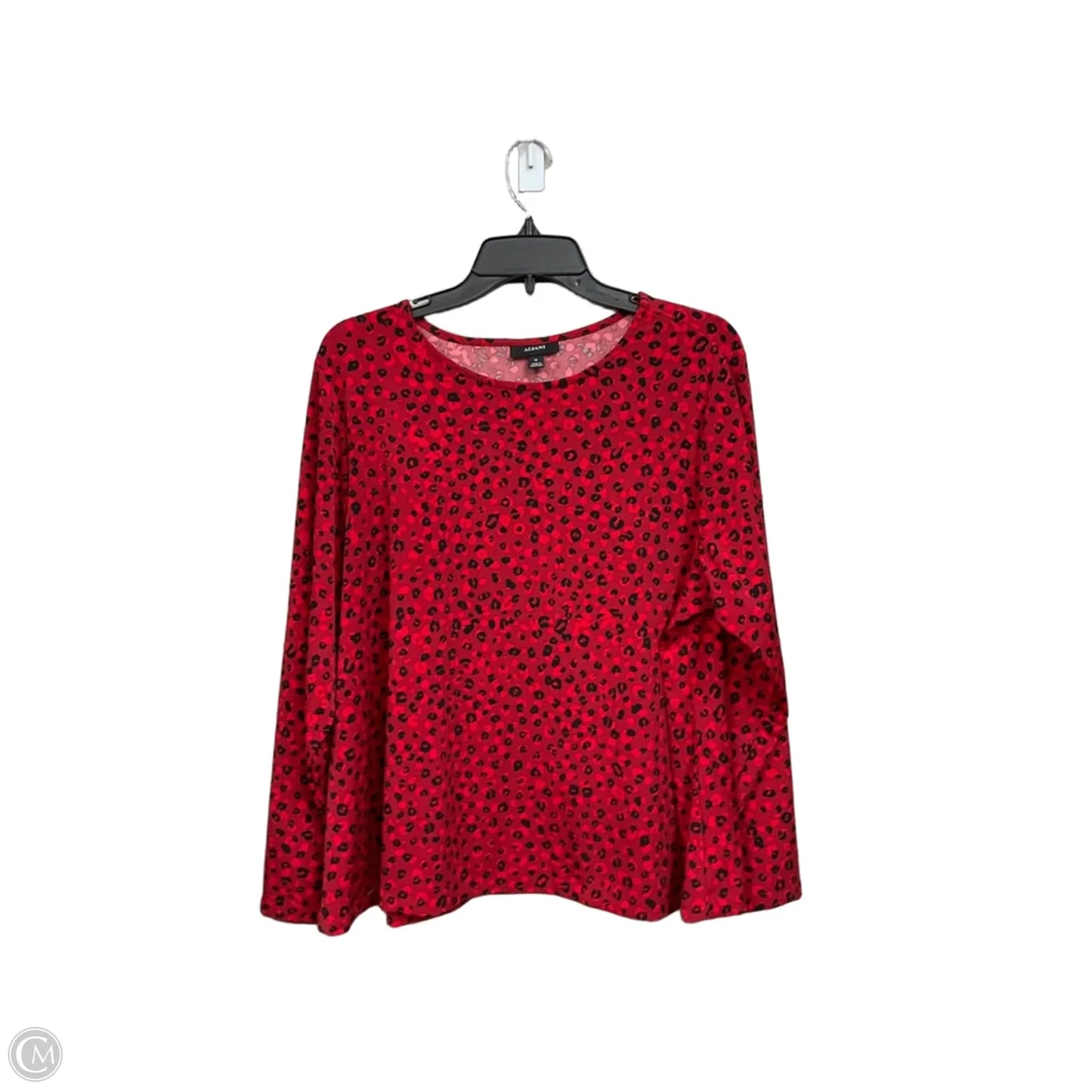 Top Long Sleeve By Alfani In Animal Print, Size: 1x