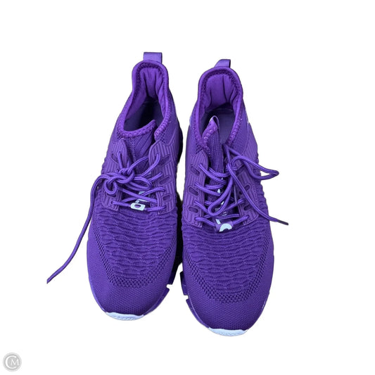 Shoes Athletic By Clothes Mentor In Purple & White, Size: 8.5