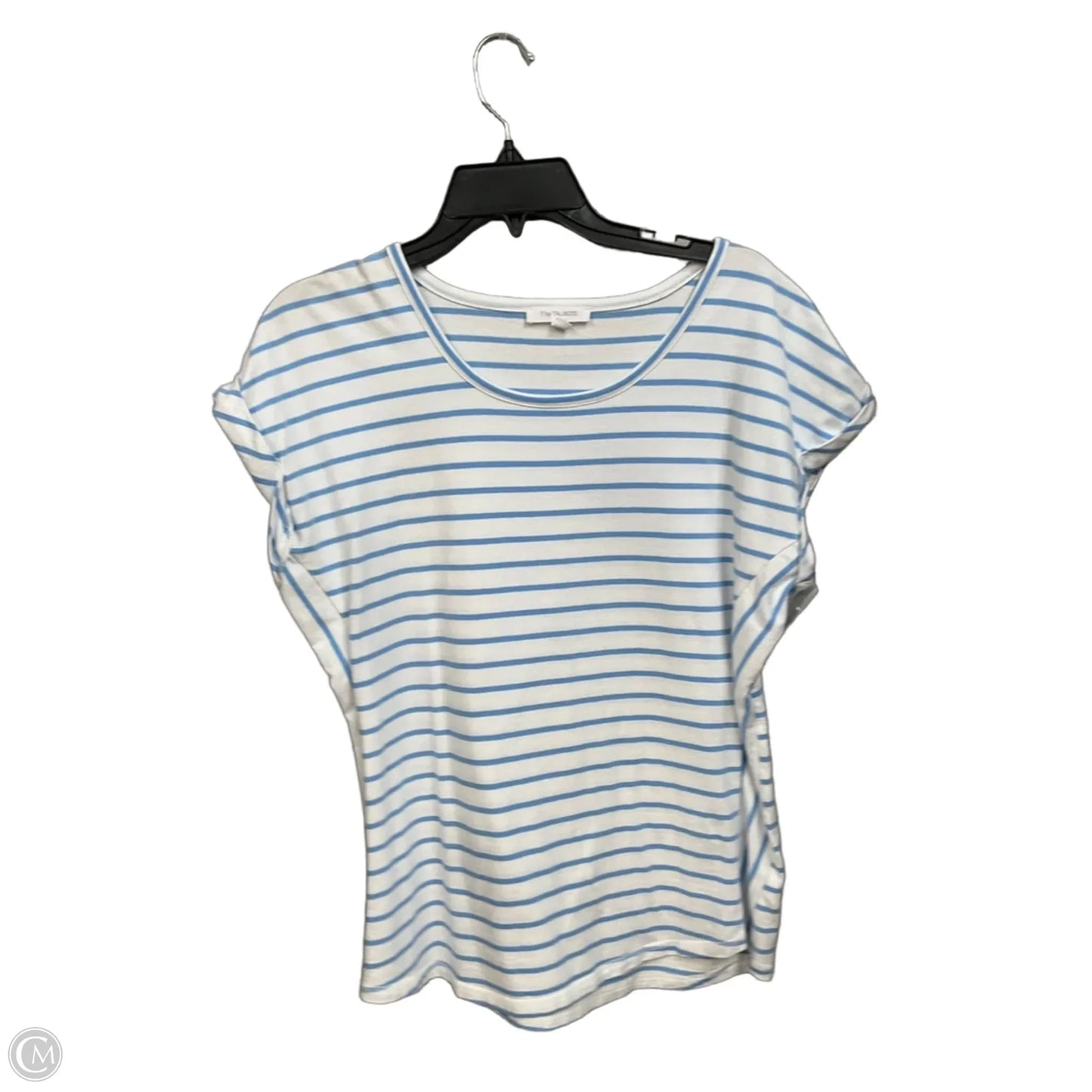 Top Sleeveless By Talbots In Striped Pattern, Size: M