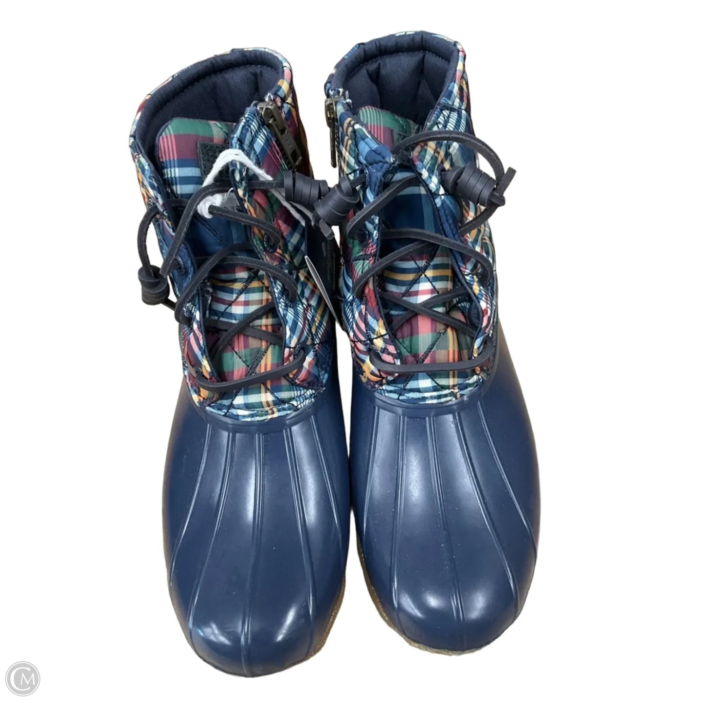 Boots Rain By Sperry In Plaid Pattern, Size: 8.5