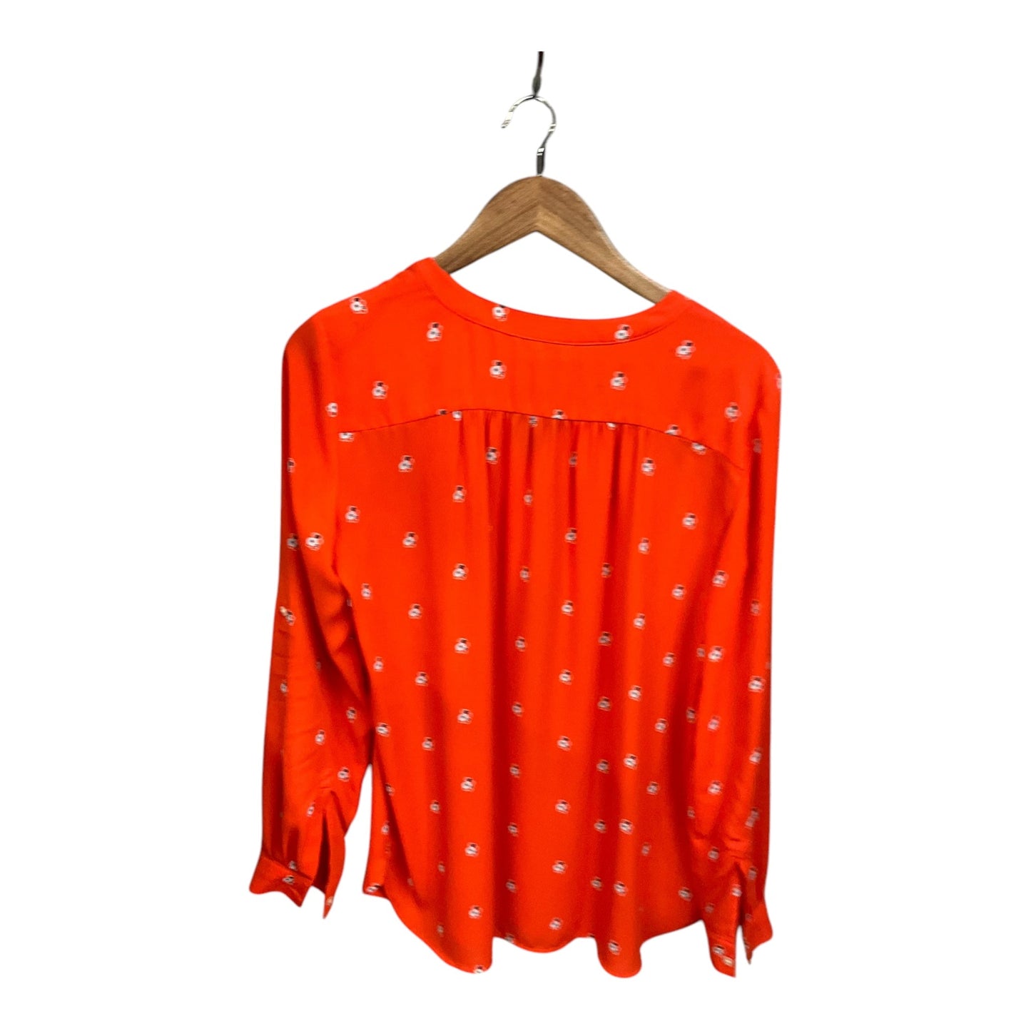 Top Long Sleeve By Loft In Orange, Size: M