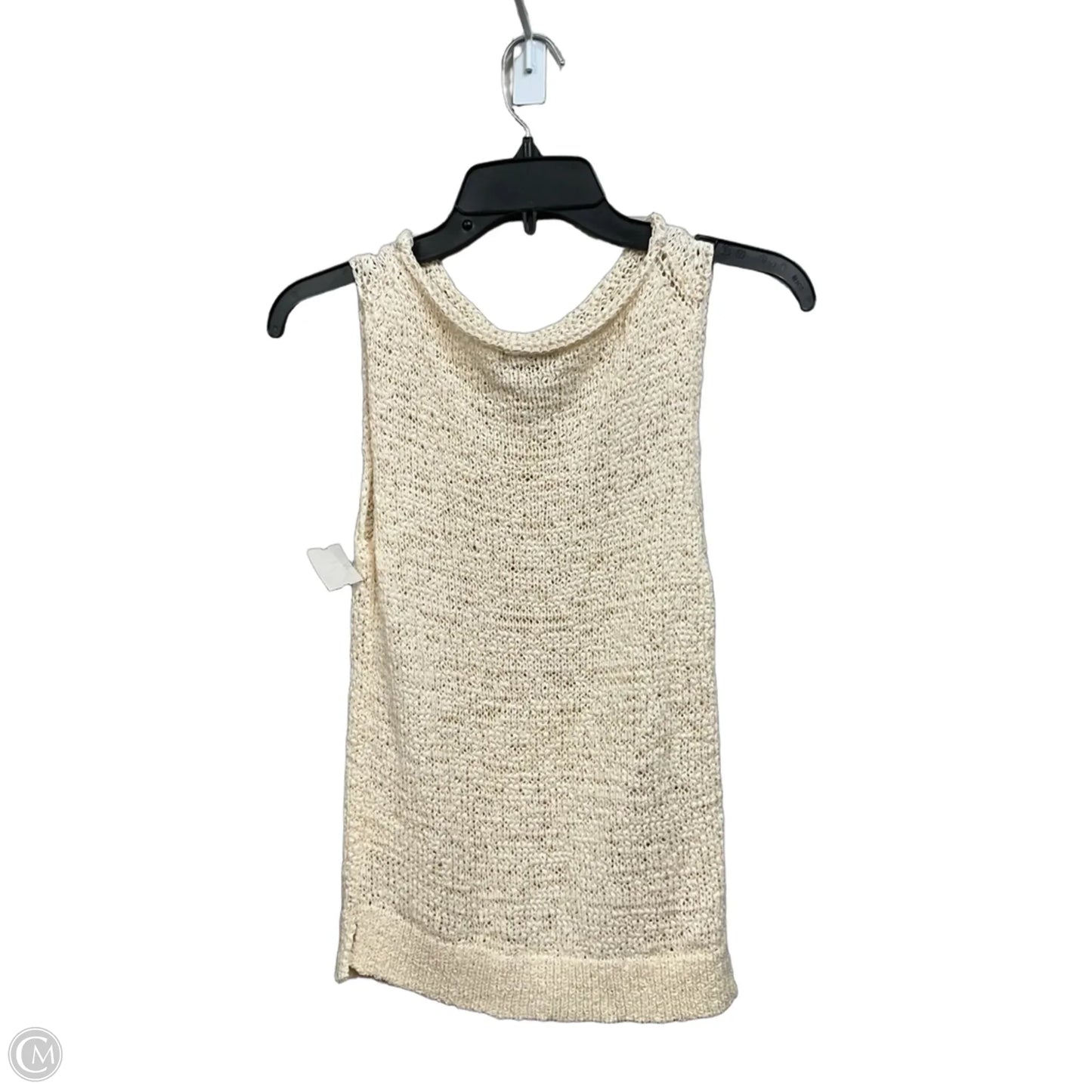 Top Sleeveless By J. Crew In Cream, Size: S