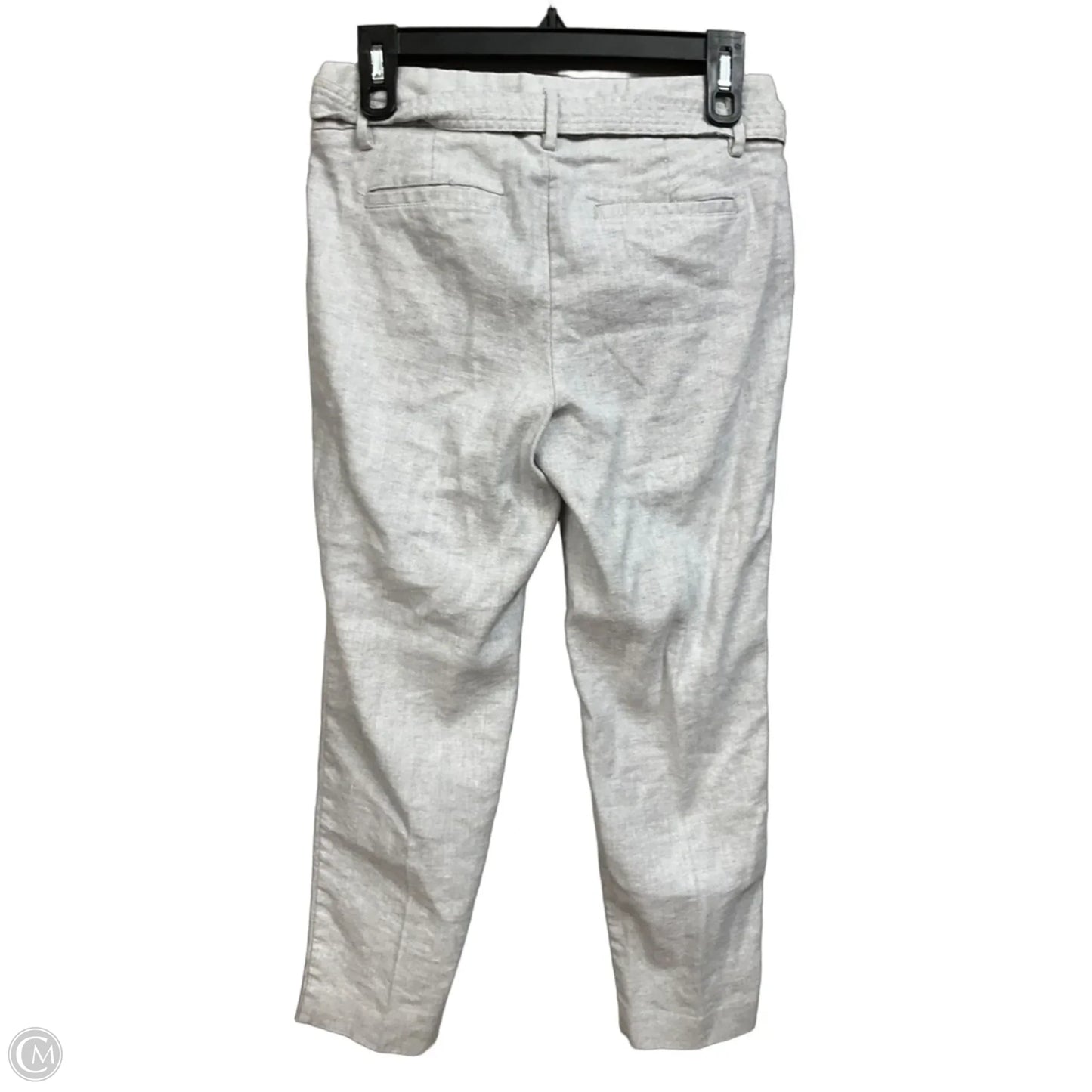 Pants Linen By Loft In Grey, Size: 0p