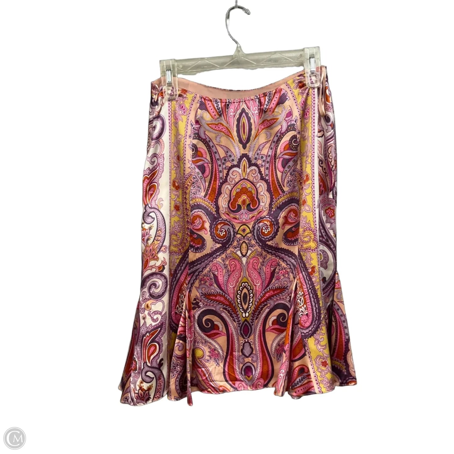 Skirt Midi By Inc In Paisley Print, Size: 8