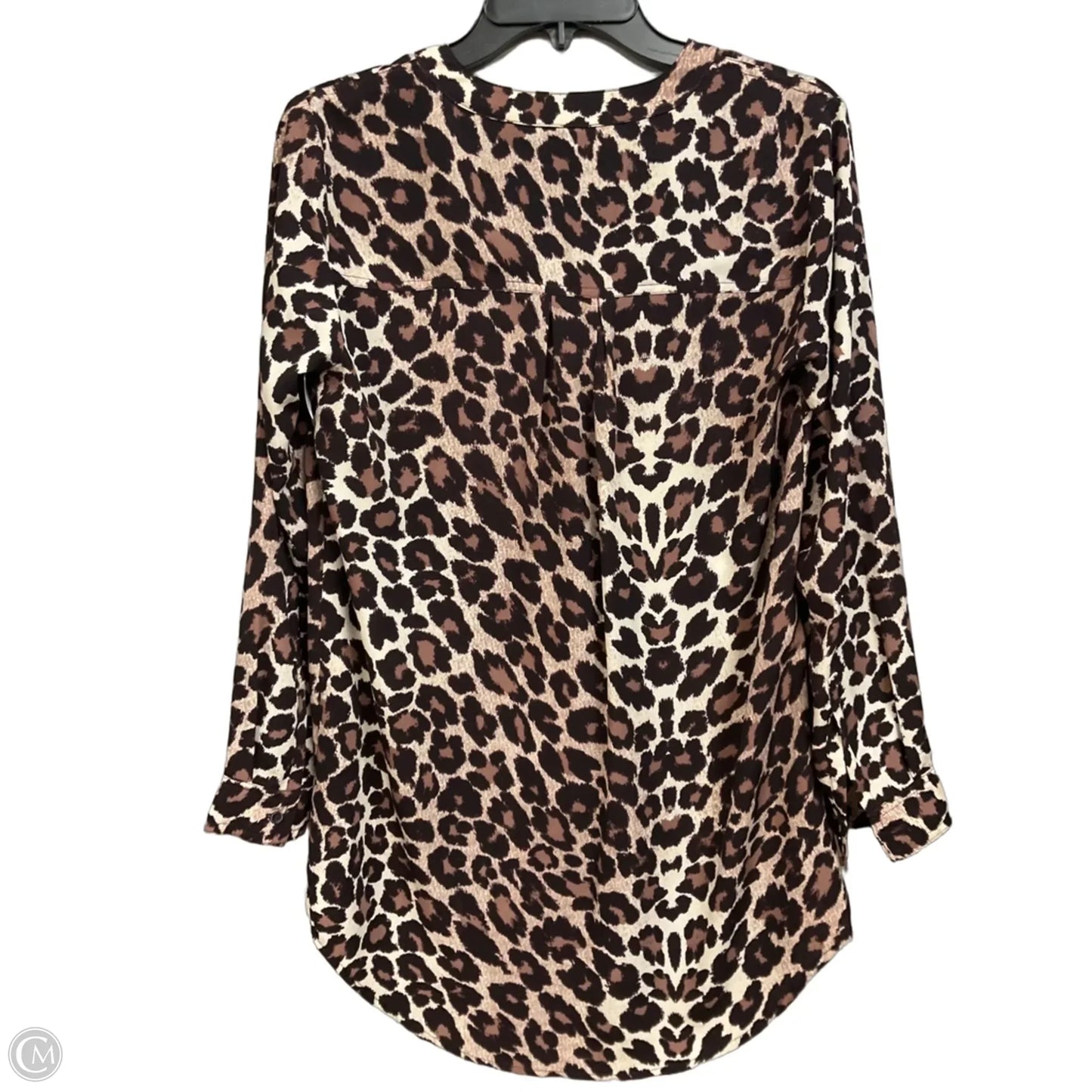 Tunic Long Sleeve By Gianni Bini In Animal Print, Size: Xs