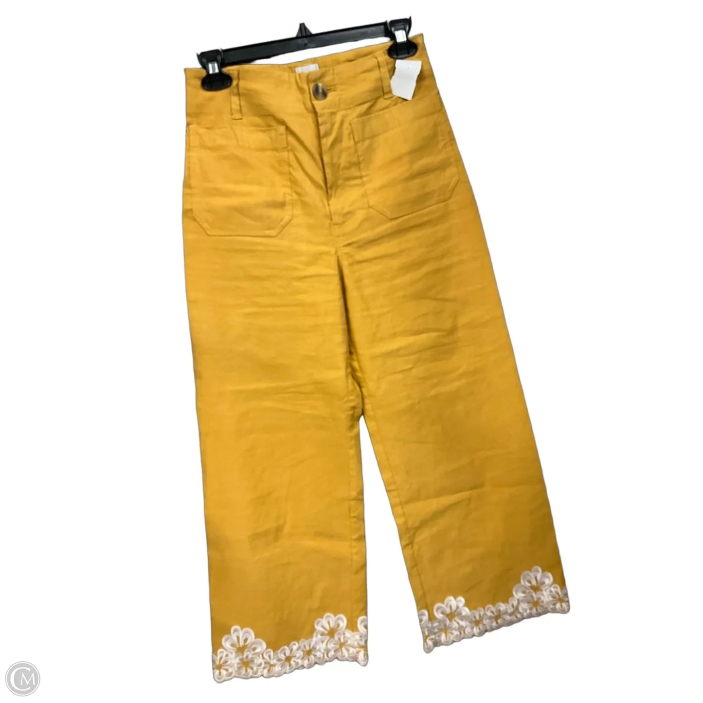 Pants Wide Leg By Maeve In Yellow, Size: 4