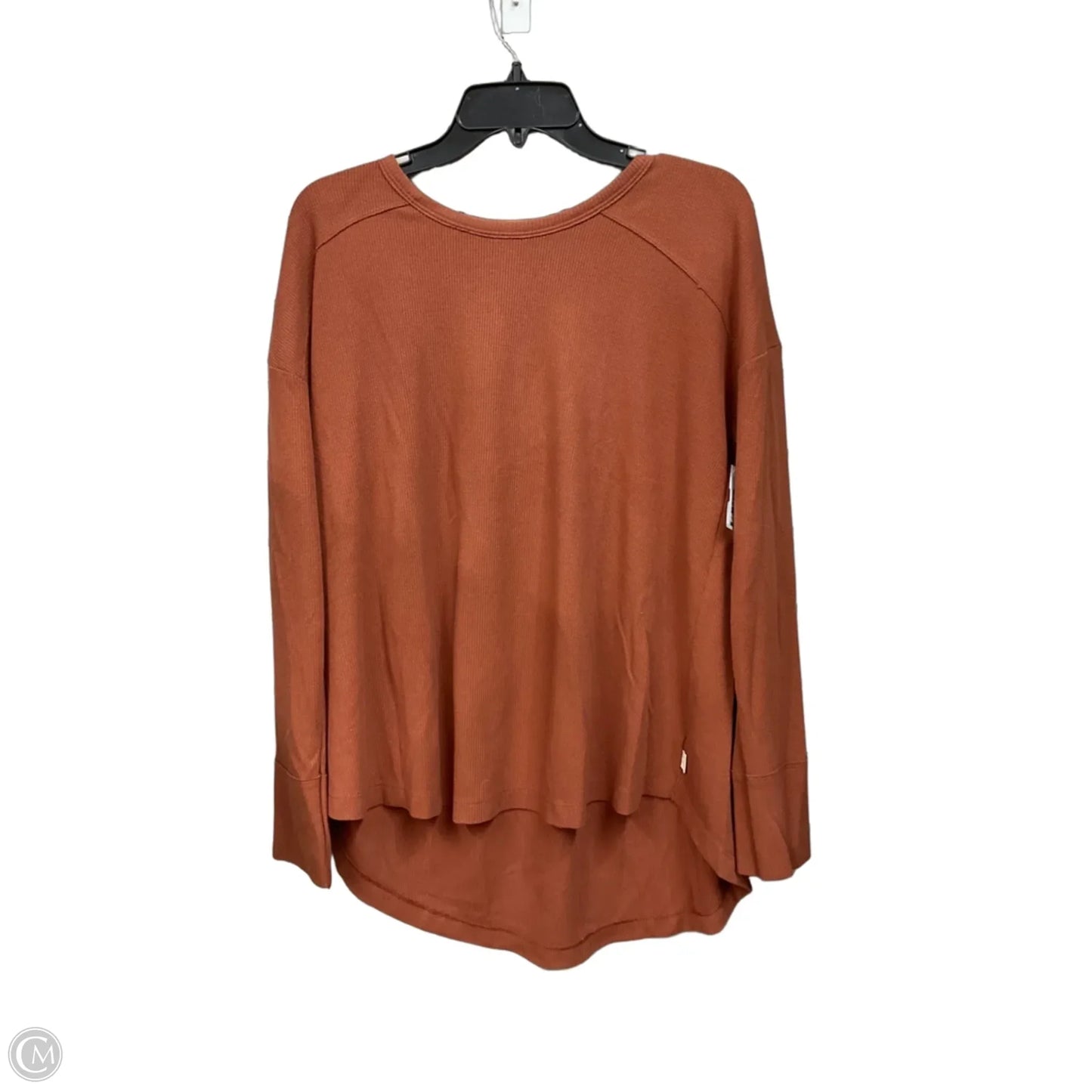 Top Long Sleeve Basic By Upwest In Brown, Size: L