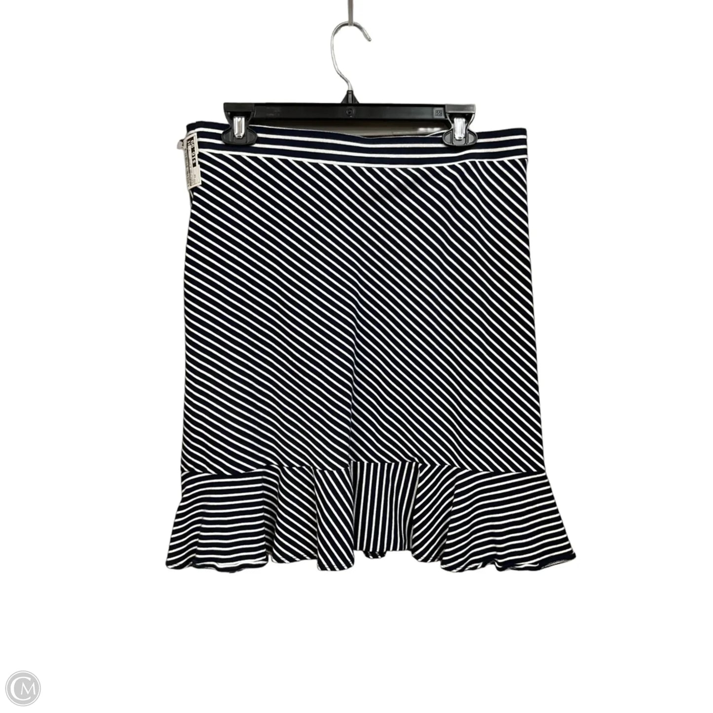 Skirt Mini & Short By Talbots In Striped Pattern, Size: 12