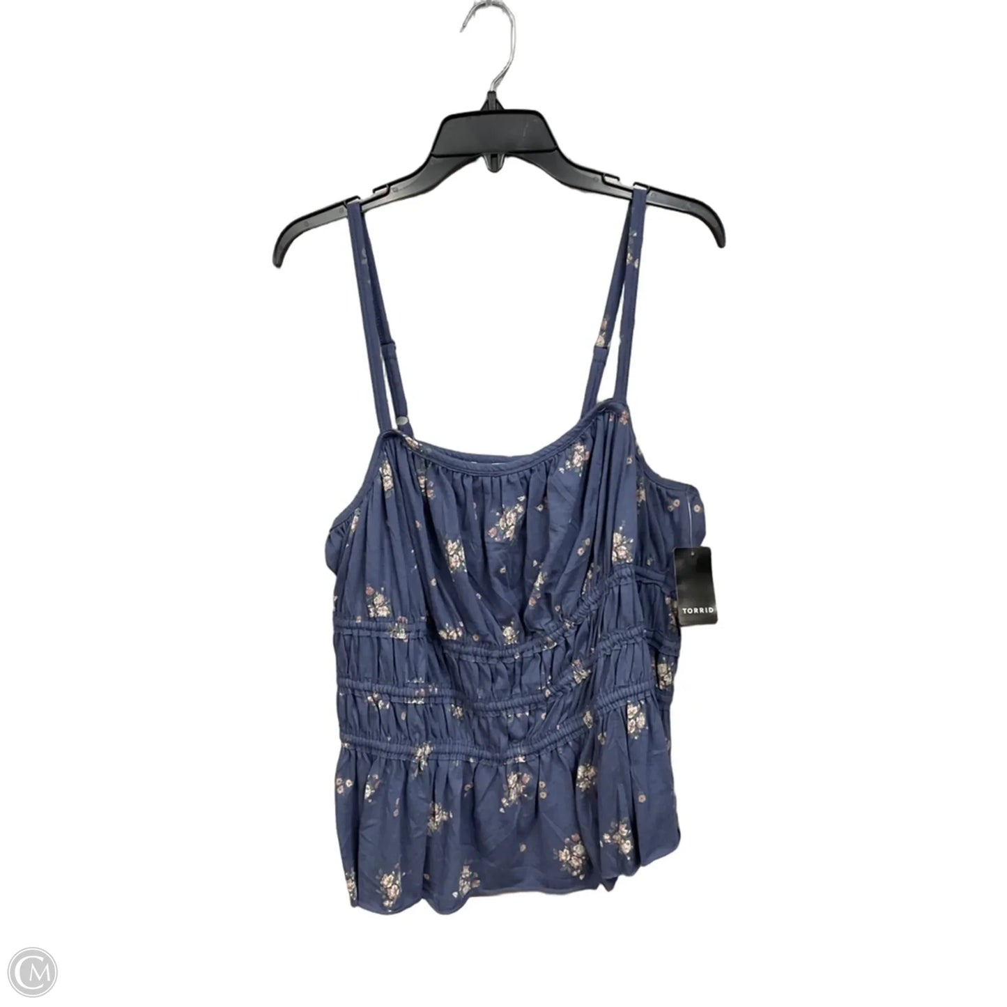Top Sleeveless By Cmc In Floral Print, Size: Xl