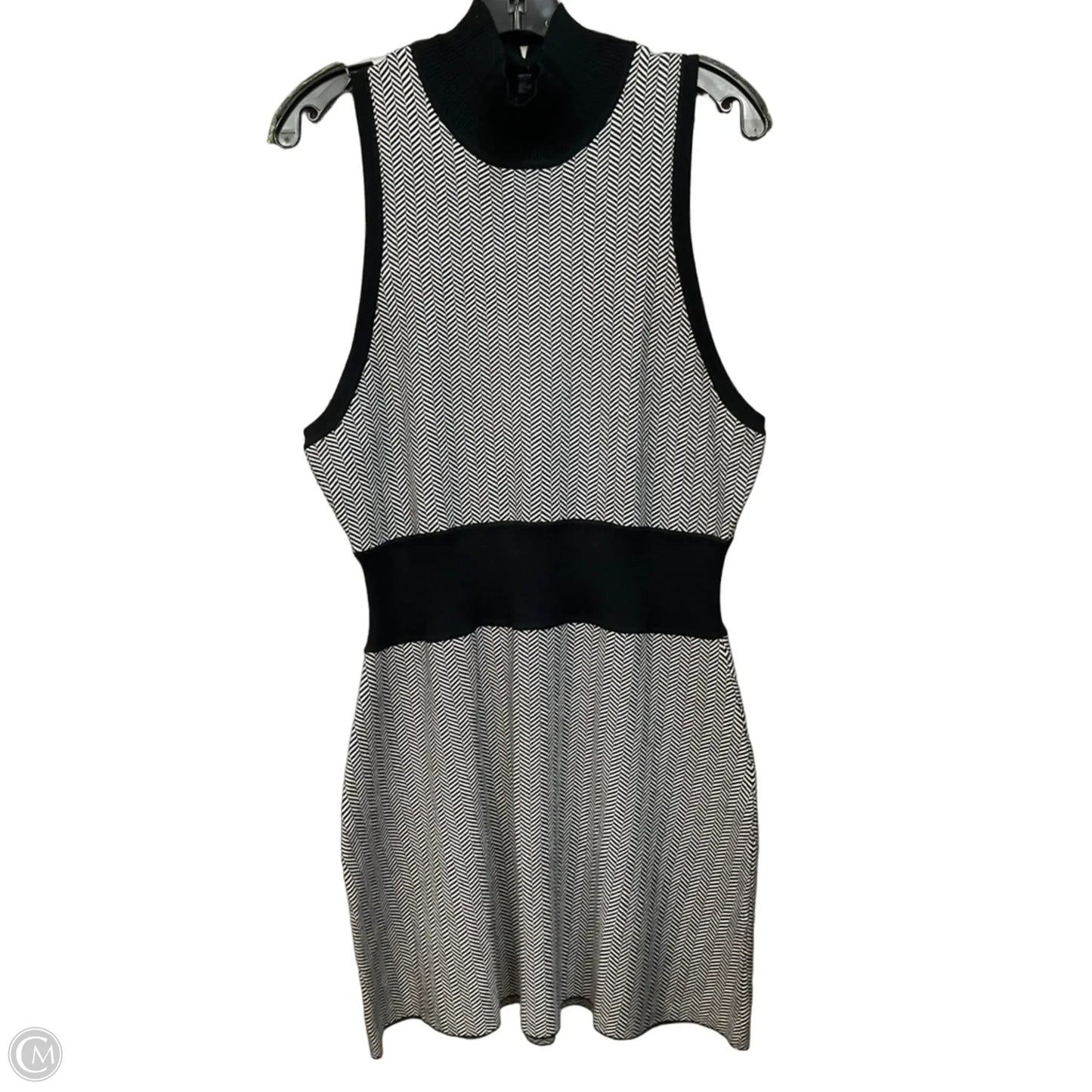 Dress Casual Short By Cma In Black & White, Size: Xl